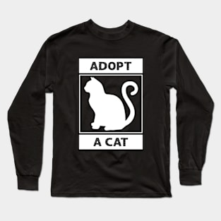 Adopt A Cat 1 Long Sleeve T-Shirt